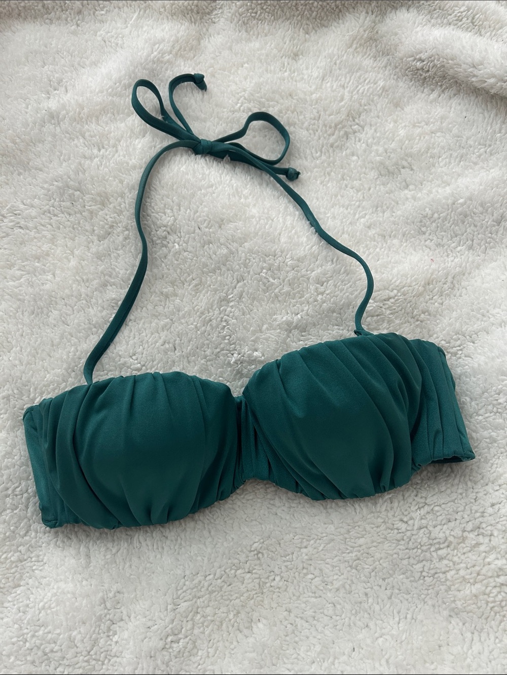 H&M Teal Bandeau Bikini Top